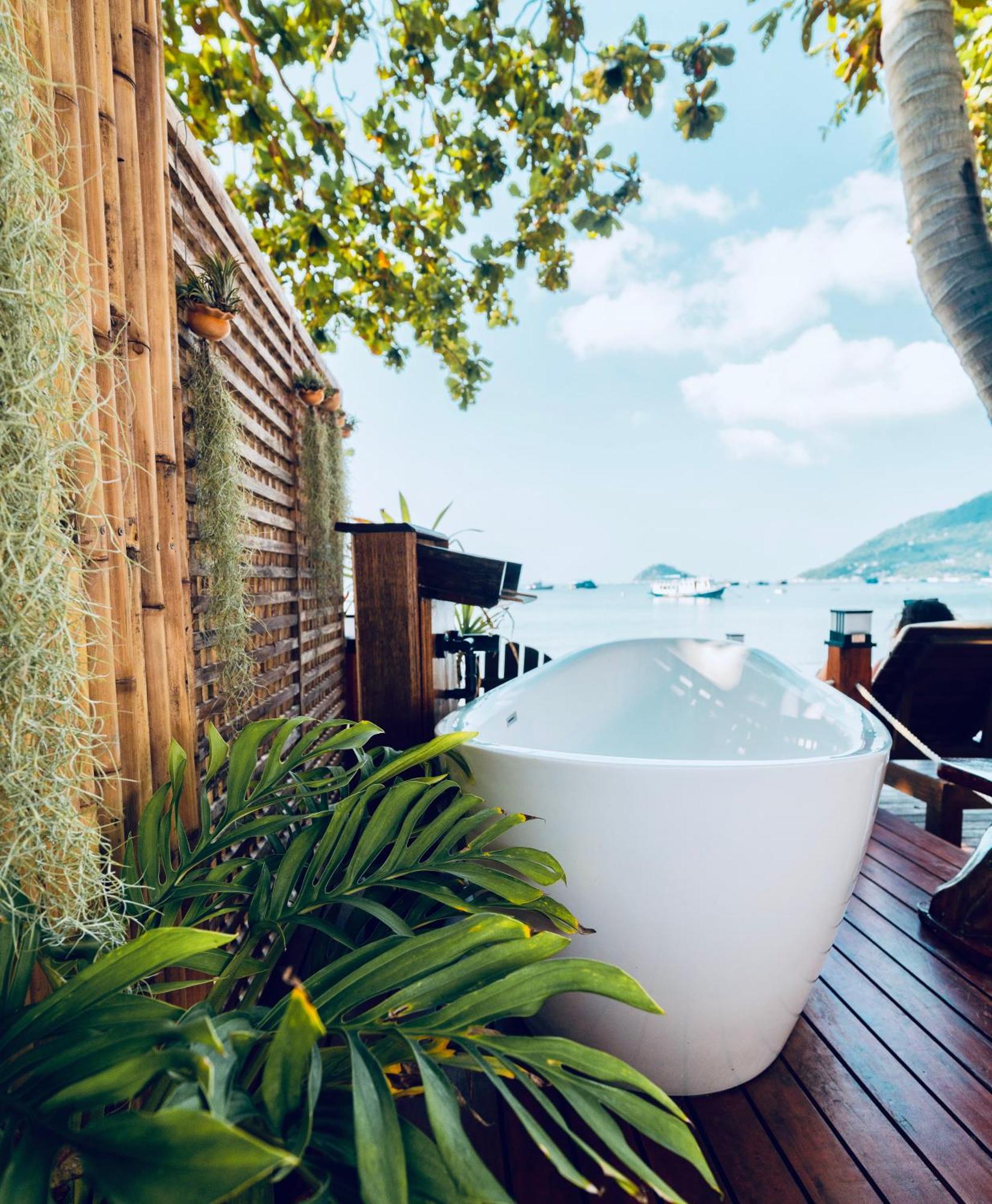 Natures Edge Beachfront Luxury Glamping Koh Tao Extérieur photo