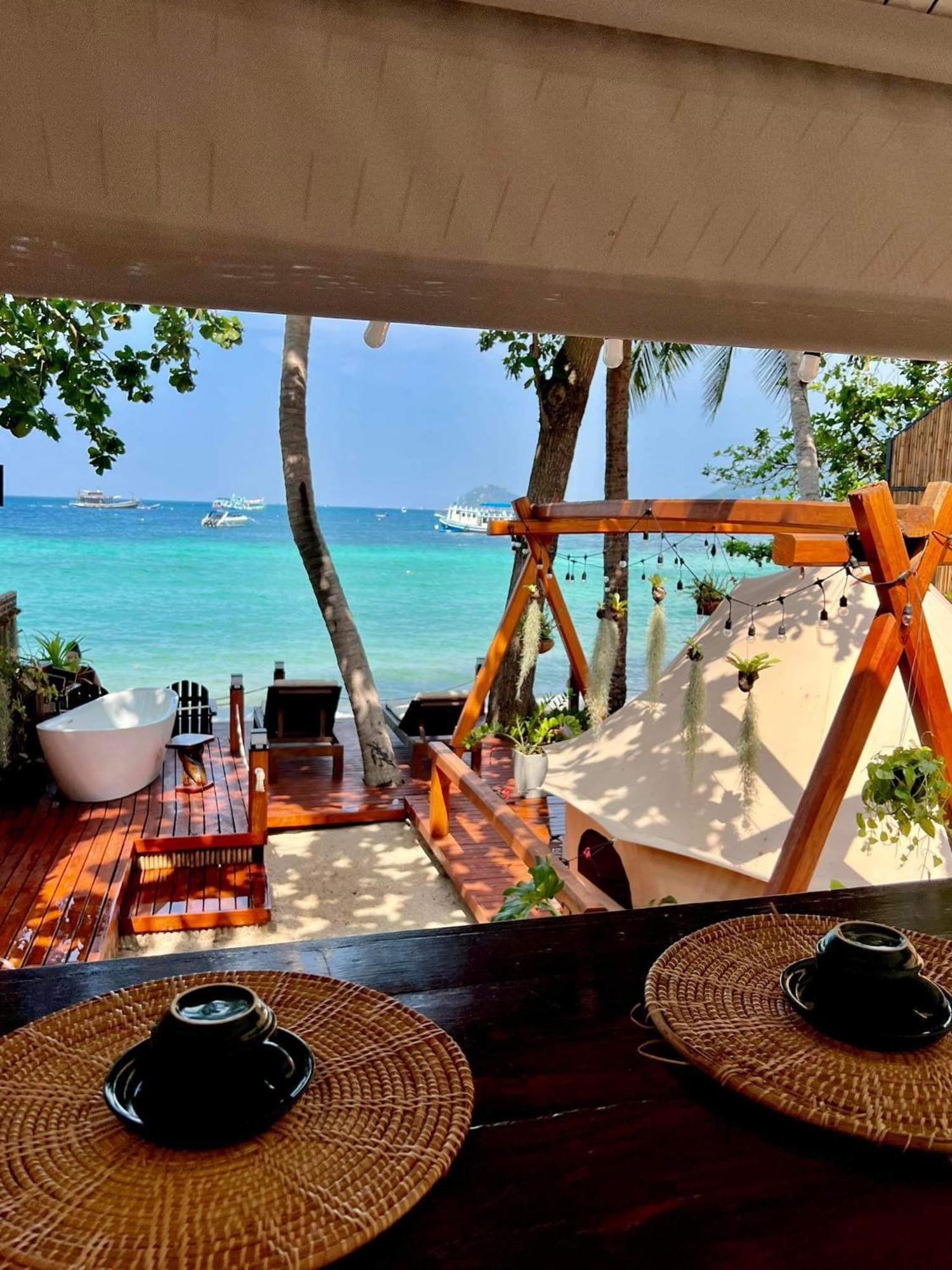 Natures Edge Beachfront Luxury Glamping Koh Tao Extérieur photo