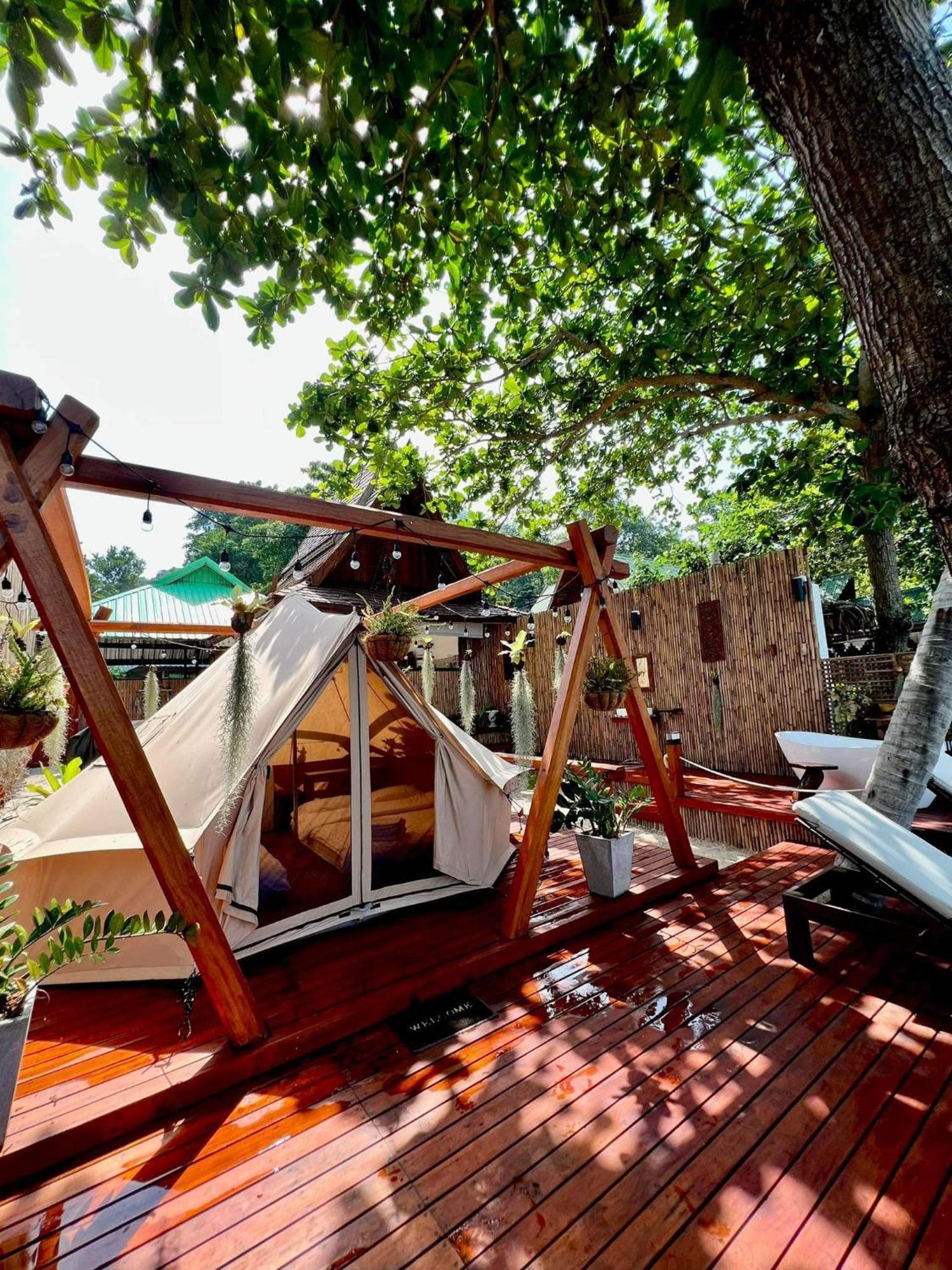 Natures Edge Beachfront Luxury Glamping Koh Tao Extérieur photo