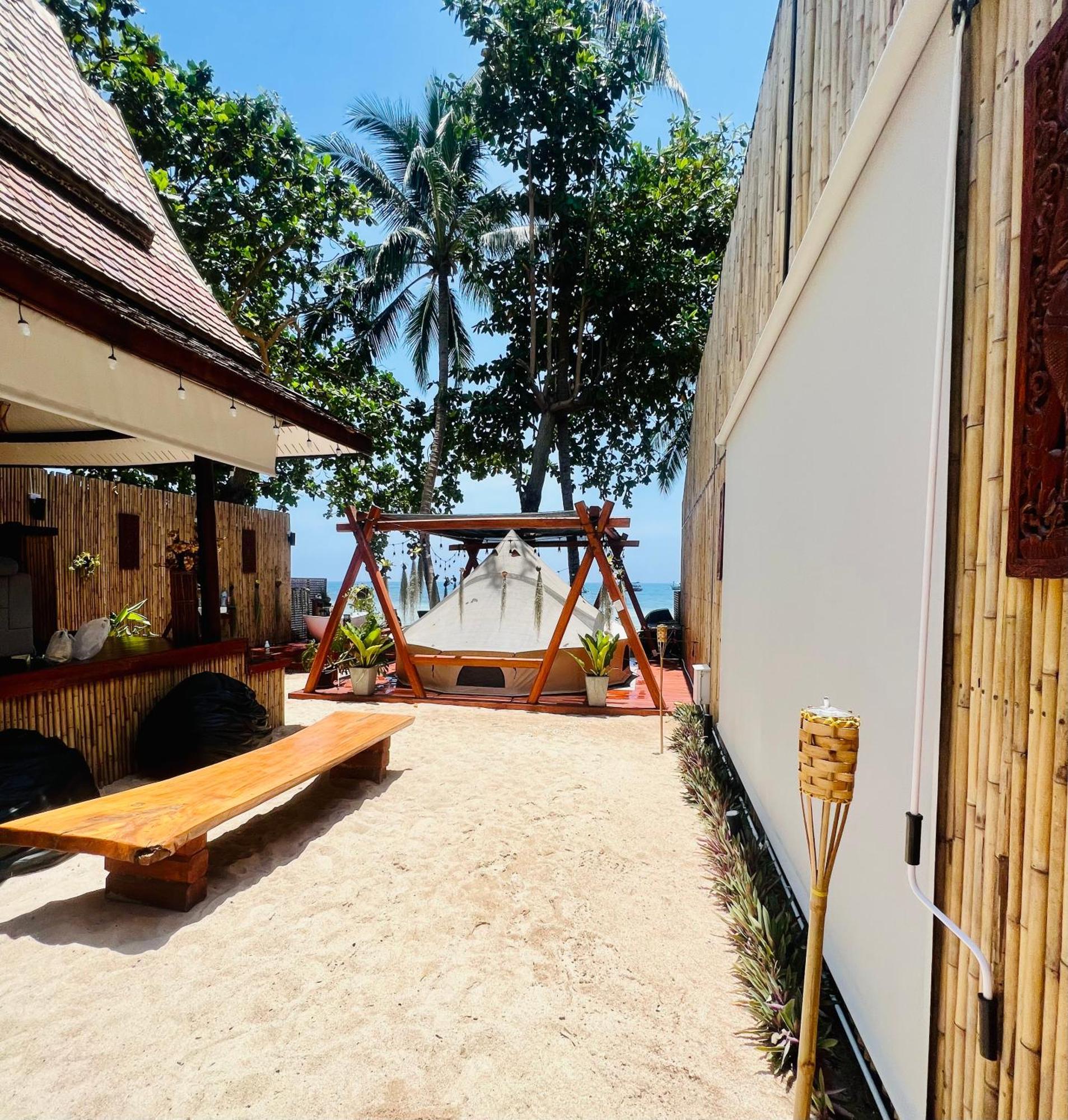 Natures Edge Beachfront Luxury Glamping Koh Tao Extérieur photo
